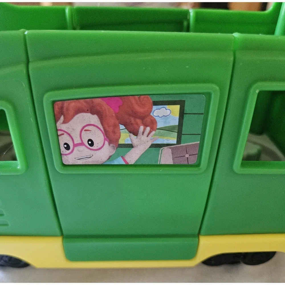 Little People Green School‎ Bus Replacement Vehicle Fisher-Price Toy Bus Only
